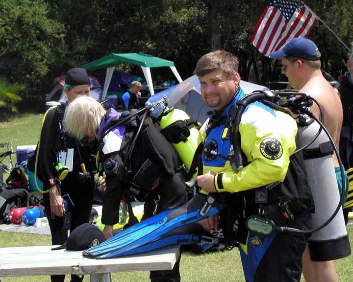 Dry Suit Dive - Gearing Up at Lake Travis, TX